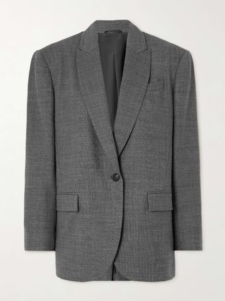 Wool-Blend Blazer