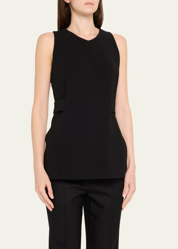 Emma Sleeveless Structured Top