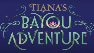 Tiana's Bayou Adventure title treatment.