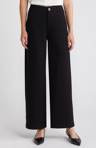 'ab'solution Skyrise Flat Front Wide Leg Pants