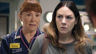 Casualty's Stevie Nash and Siobhan McKenzie become interlinked in Haunted.