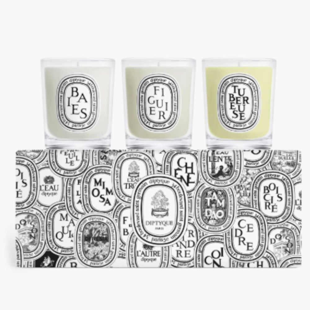 Set of three Diptyque candles from Nordstrom