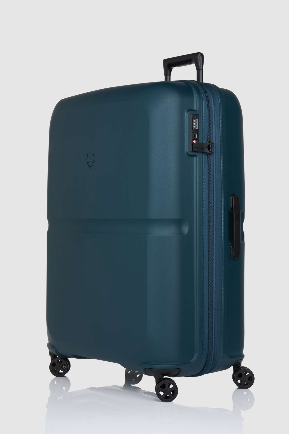 Single Stripe 81cm Suitcase - Indigo