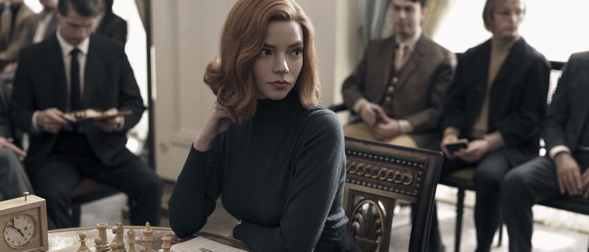 Anya Taylor-Joy as Beth Harmon in &quot;The Queen&#039;s Gambit&quot; on Netflix.