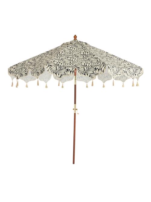 Bold Tropics Scalloped Patio Umbrella