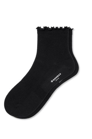 Bombas Women's Frilly Rib Quarter Socks