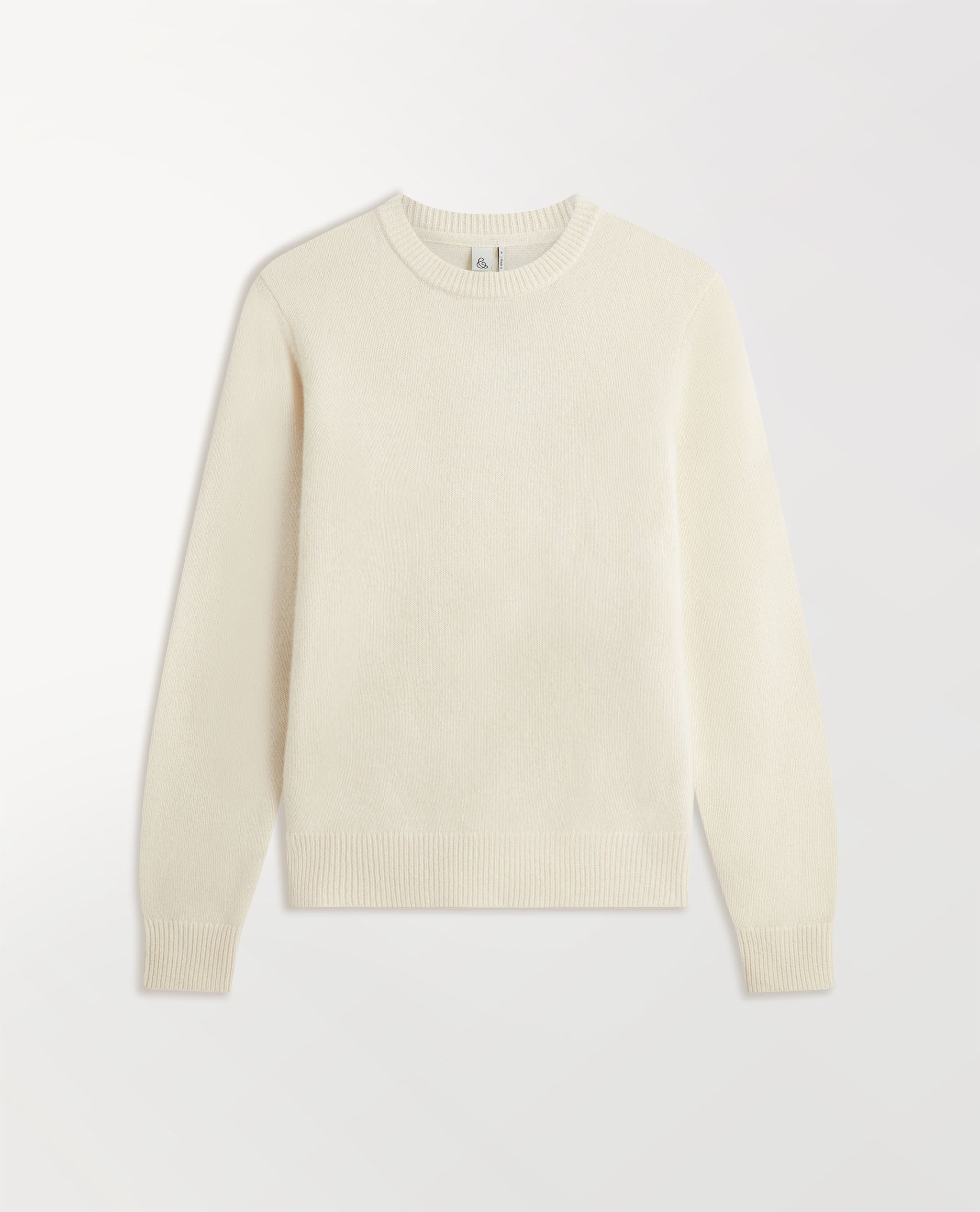 Women's Finest Cashmere Mid-Weight Crew Neck Jumper - Buttermilk - Xs / Buttermilk