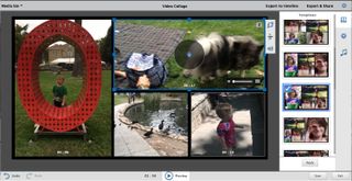 It's easy to tweak and replace templates for auto slideshows and collages.