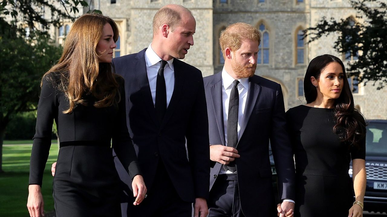 Kate, William, Harry and Meghan