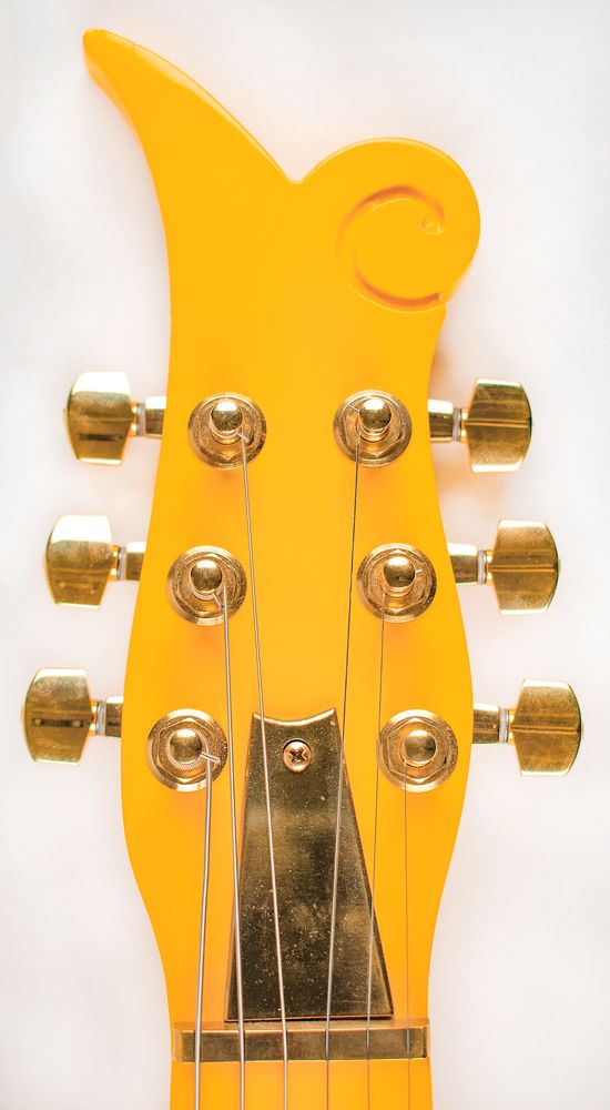 Prince yellow cloud guitar auction