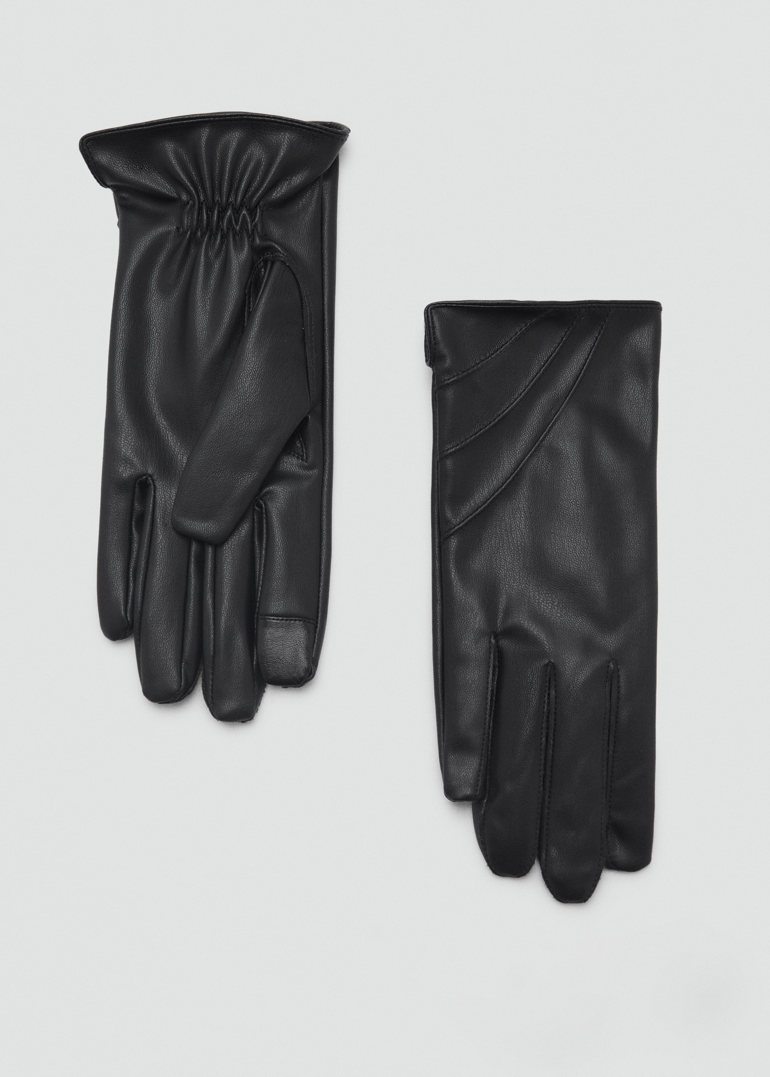 Leather-Effect Gloves - Women | Mango Usa