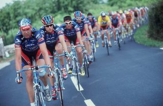 1999 Tour de France: Peter Meinert-Neilsen leads the pack