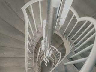 Concrete staircase