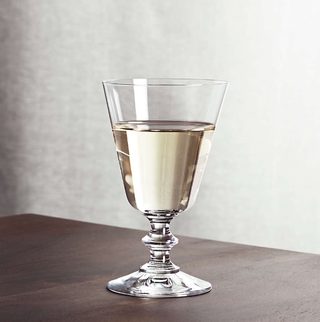 Vintage inspired wine glass