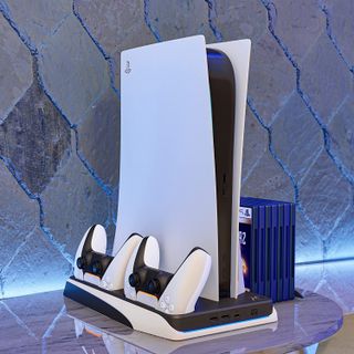 q-view ps5 docking station stand