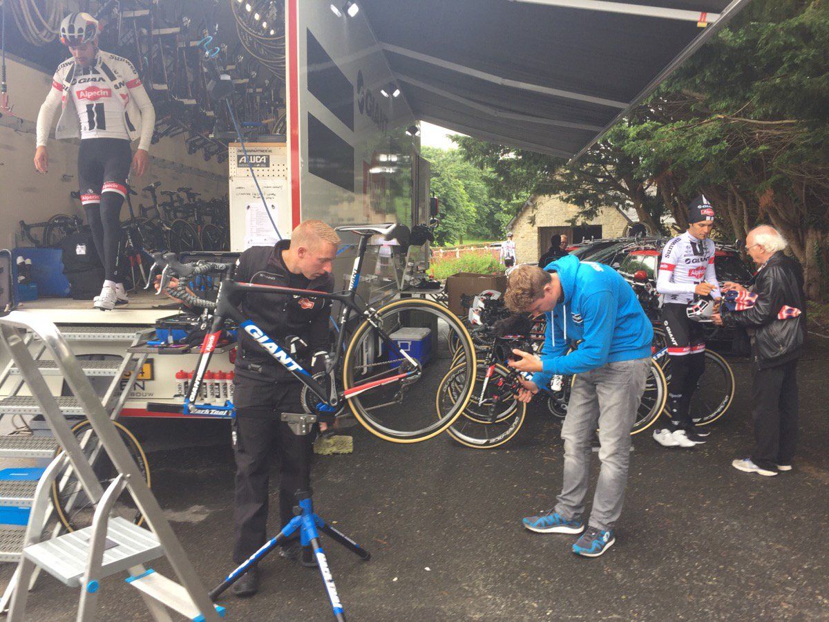 Lots of preparation goes into a simple training spin