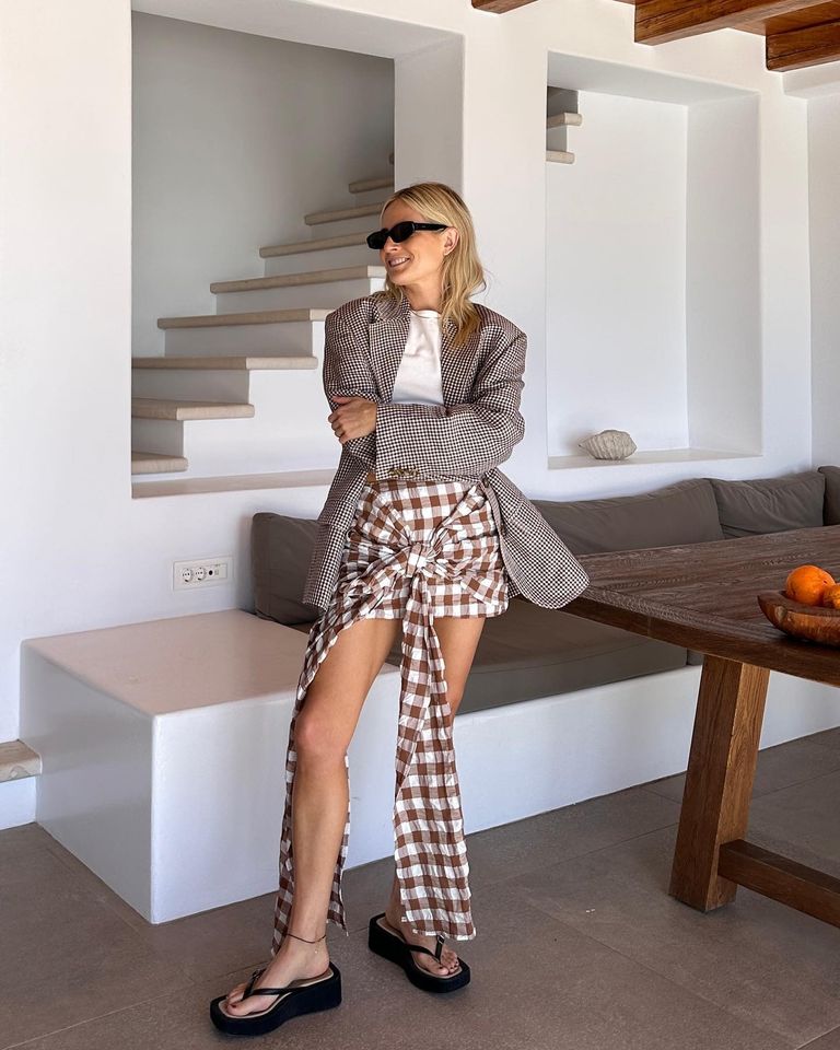 Savannah Gingham Skirt
