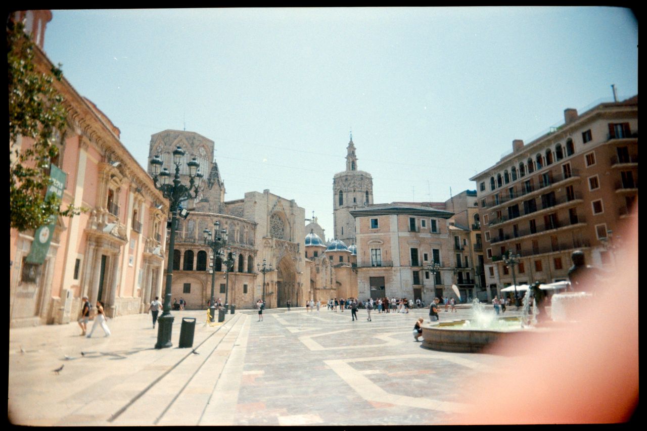 Cathedral square in Valencia