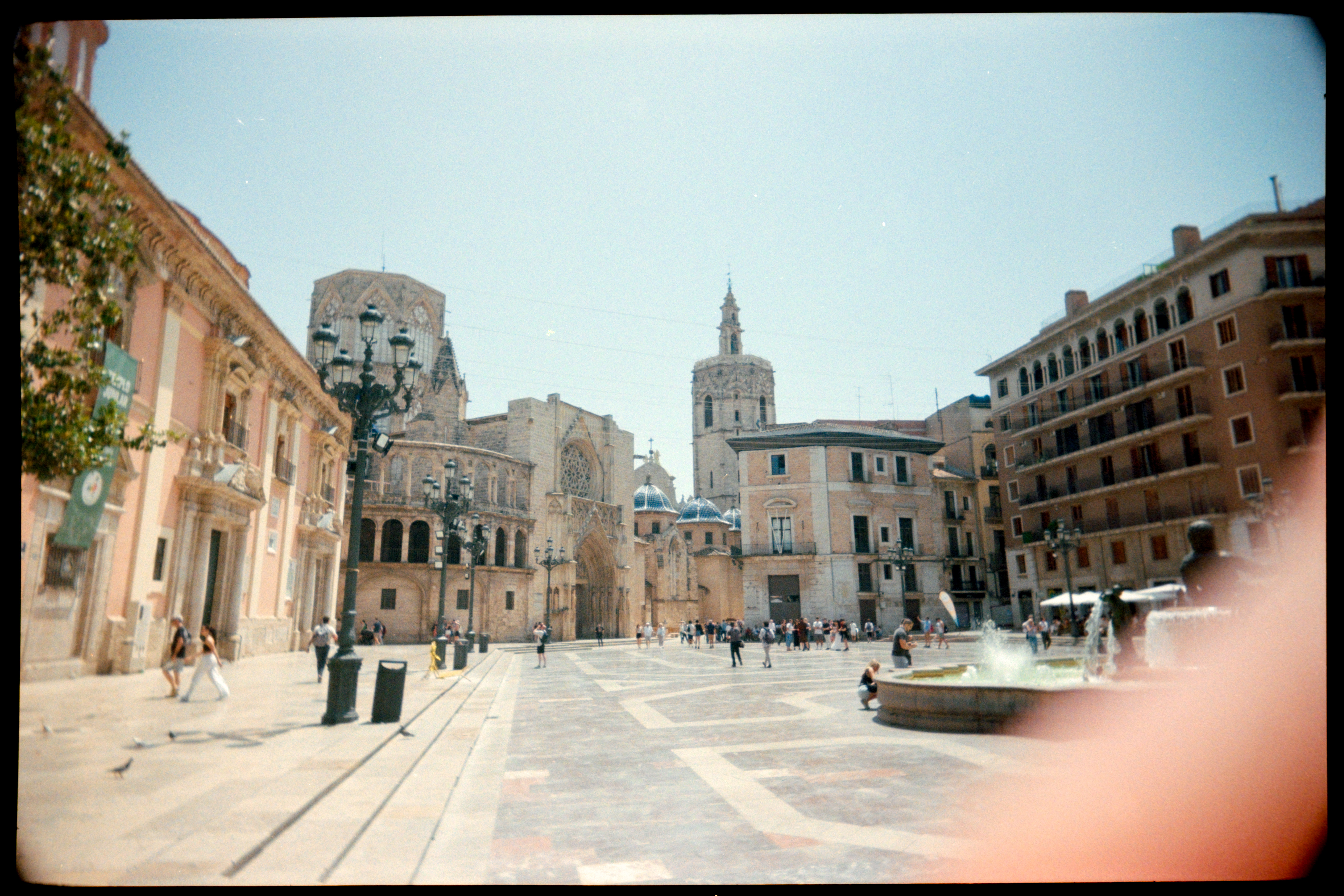 Cathedral square in Valencia