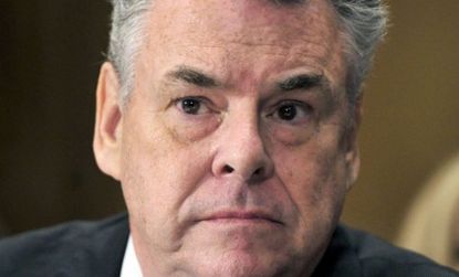 Rep. Peter King (R-N.Y.) reportedly lent support to the Irish Republican Army in 1982, which brings his current anti-terror campaigns into question.