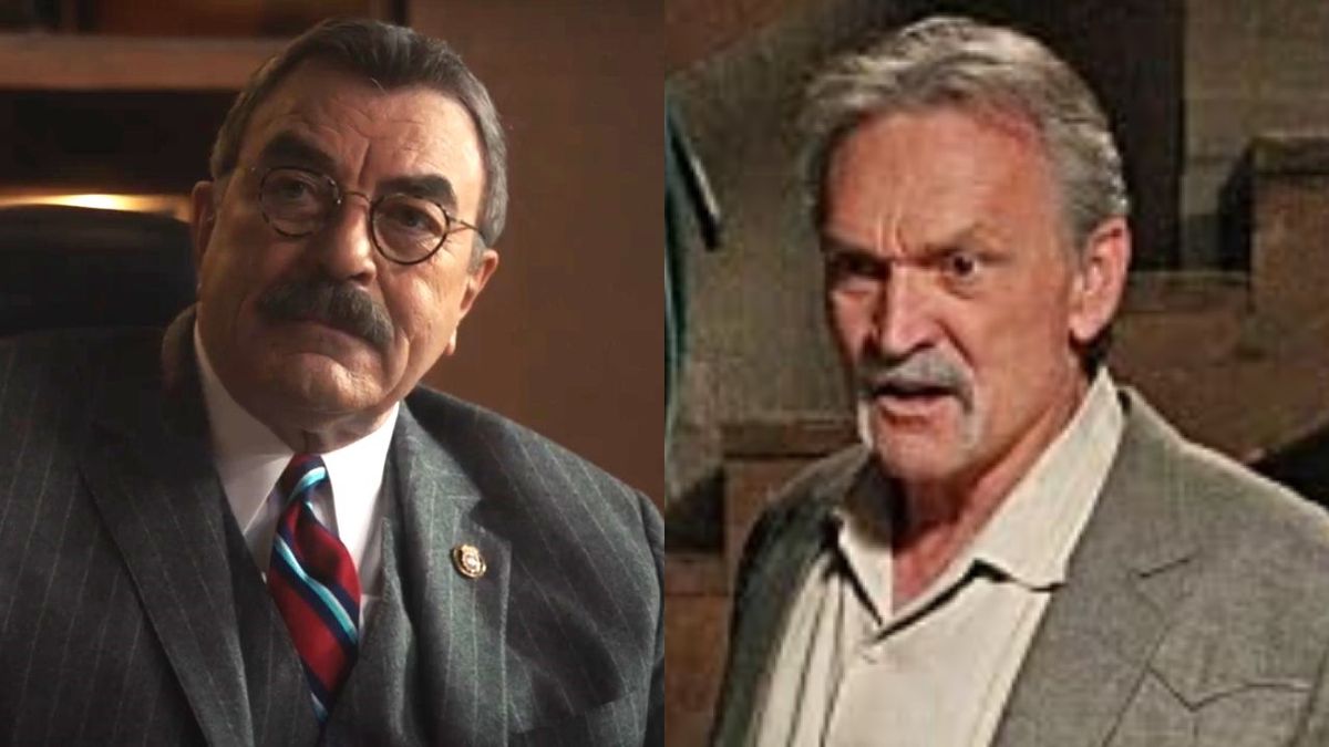 Tom Selleck on Blue Bloods and Muse Watson on NCIS.