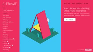 A-Frame homepage