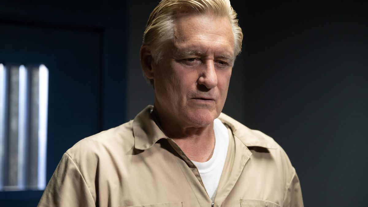 Bill Pullman as Alex Murdaugh in prison clothes in Murdaugh Murders: The Movie