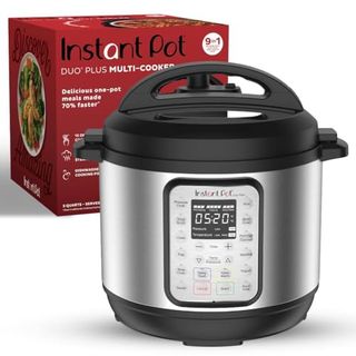 Instant Pot Duo Plus 9-In-1 Electric Pressure Cooker, Slow Cooker, Rice Cooker, Steamer, Sauté, Yogurt Maker, Warmer & Sterilizer, Includes App With Over 800 Recipes, Stainless Steel, 6 Quart