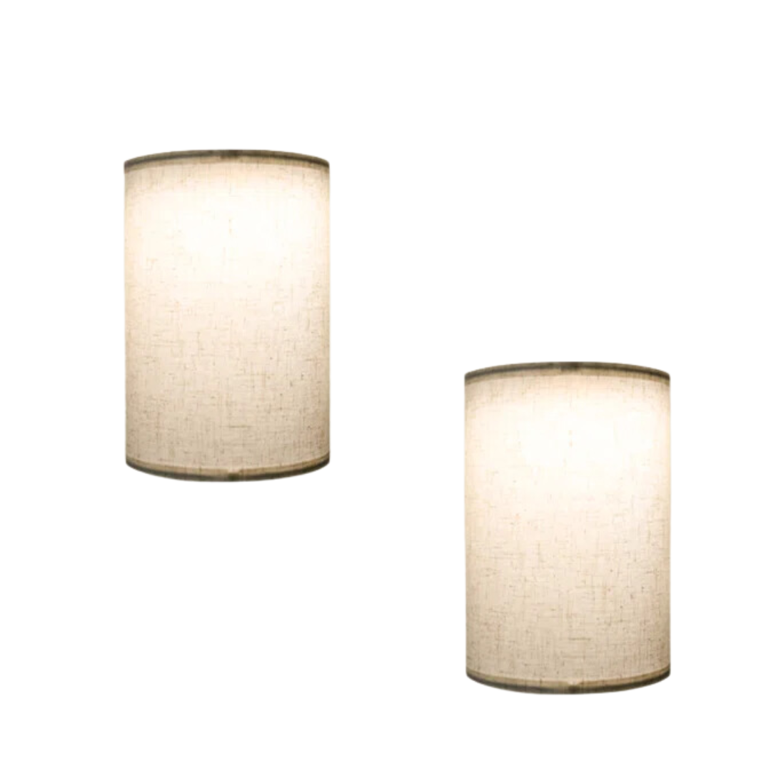 LED flush mounted wall sconce