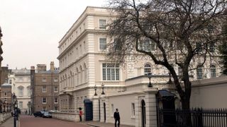 A view of the outside of Clarence House