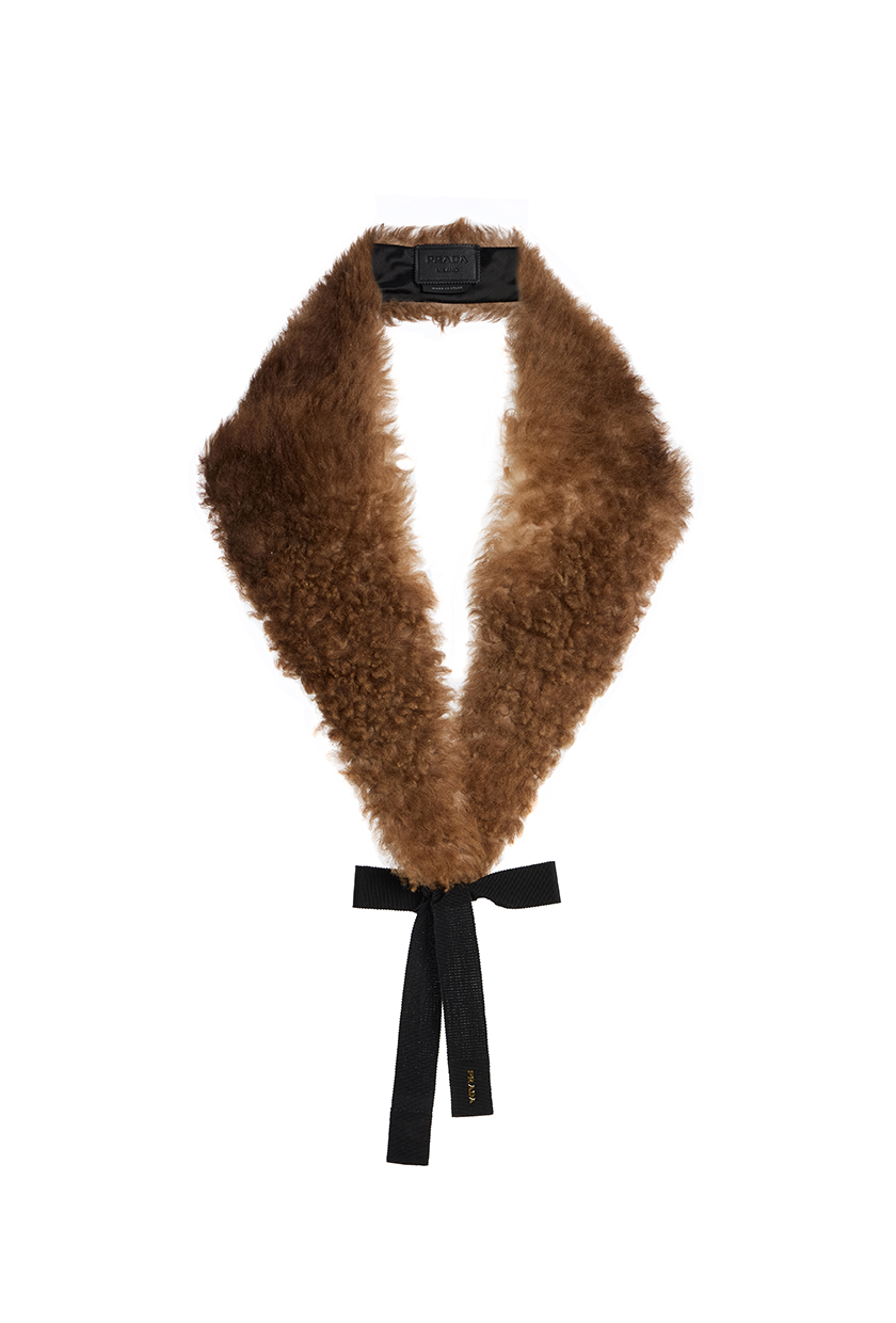 Prada, Faux Fur Collar