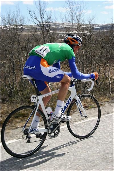 Sprint classification leader Maurice Vrijmoed (Rabobank Continental)