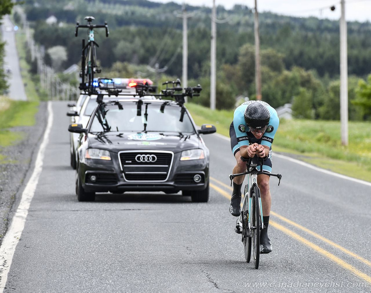 Nick Zukowsky (Floyd's Pro Cycling Team) 9th place was enough to retain the overall lead at Tour de Beauce