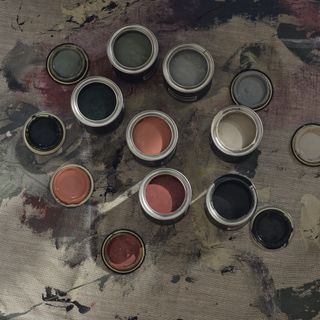 tester pots of paints
