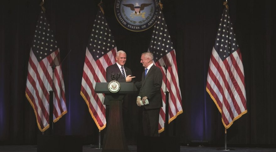 Mike Pence and James Mattis