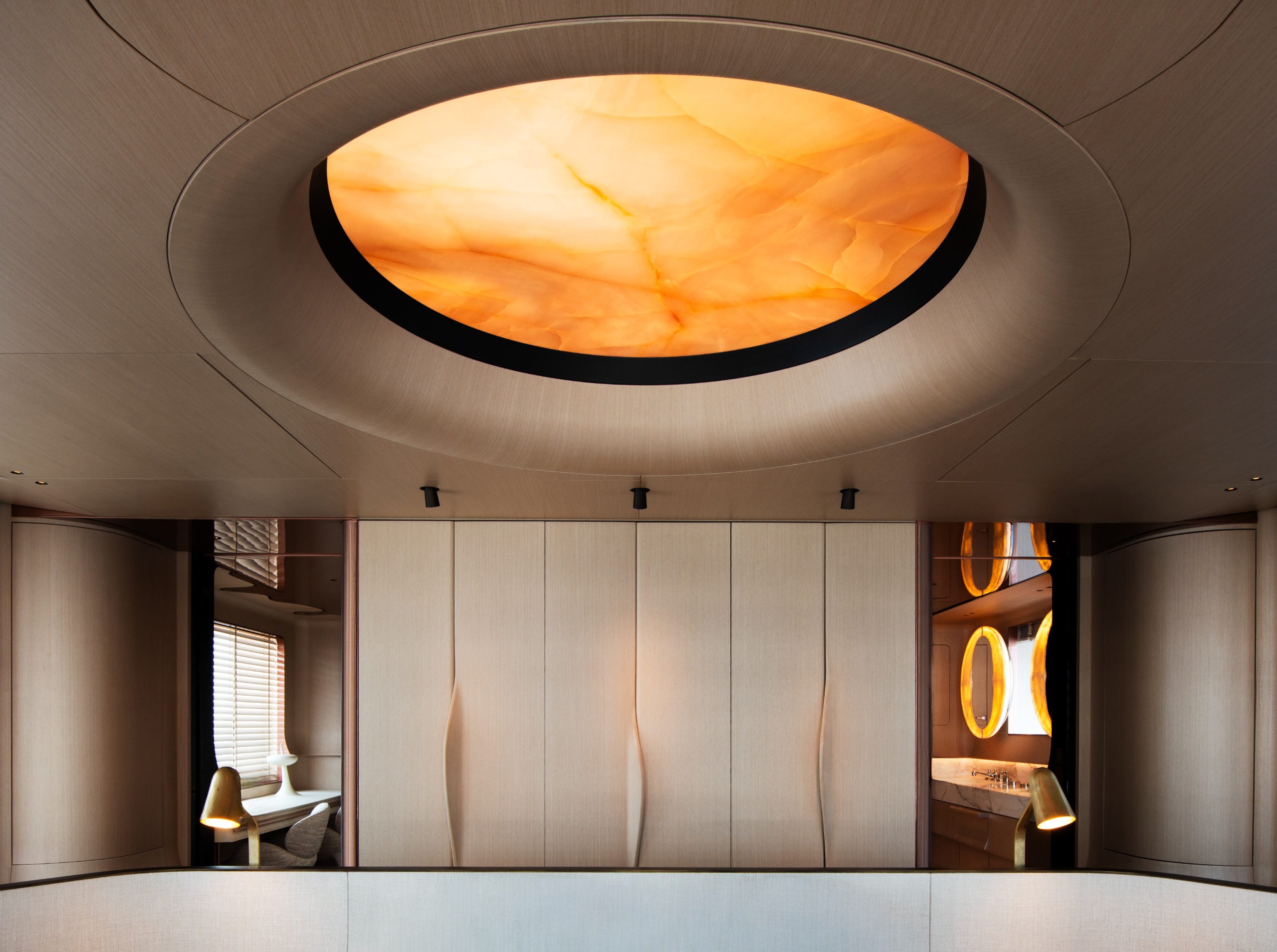 The owner's suite on the main deck