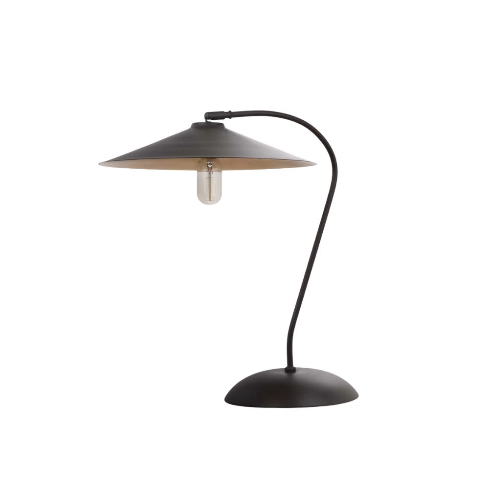 black modern table lamp