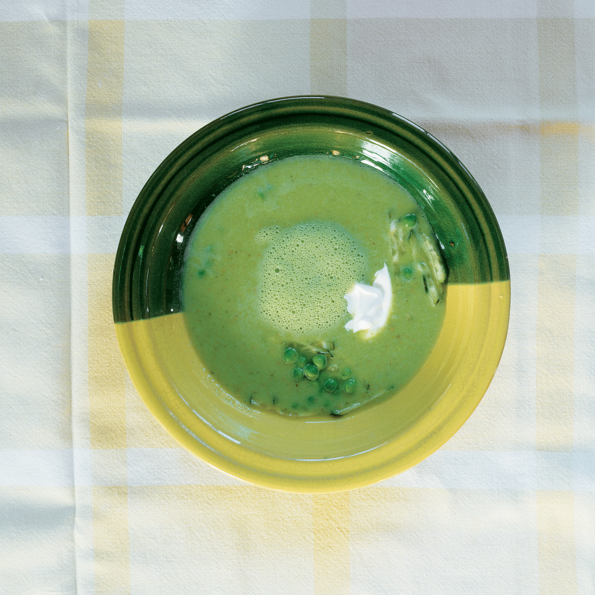 Icy Pea and Cucumber Soup