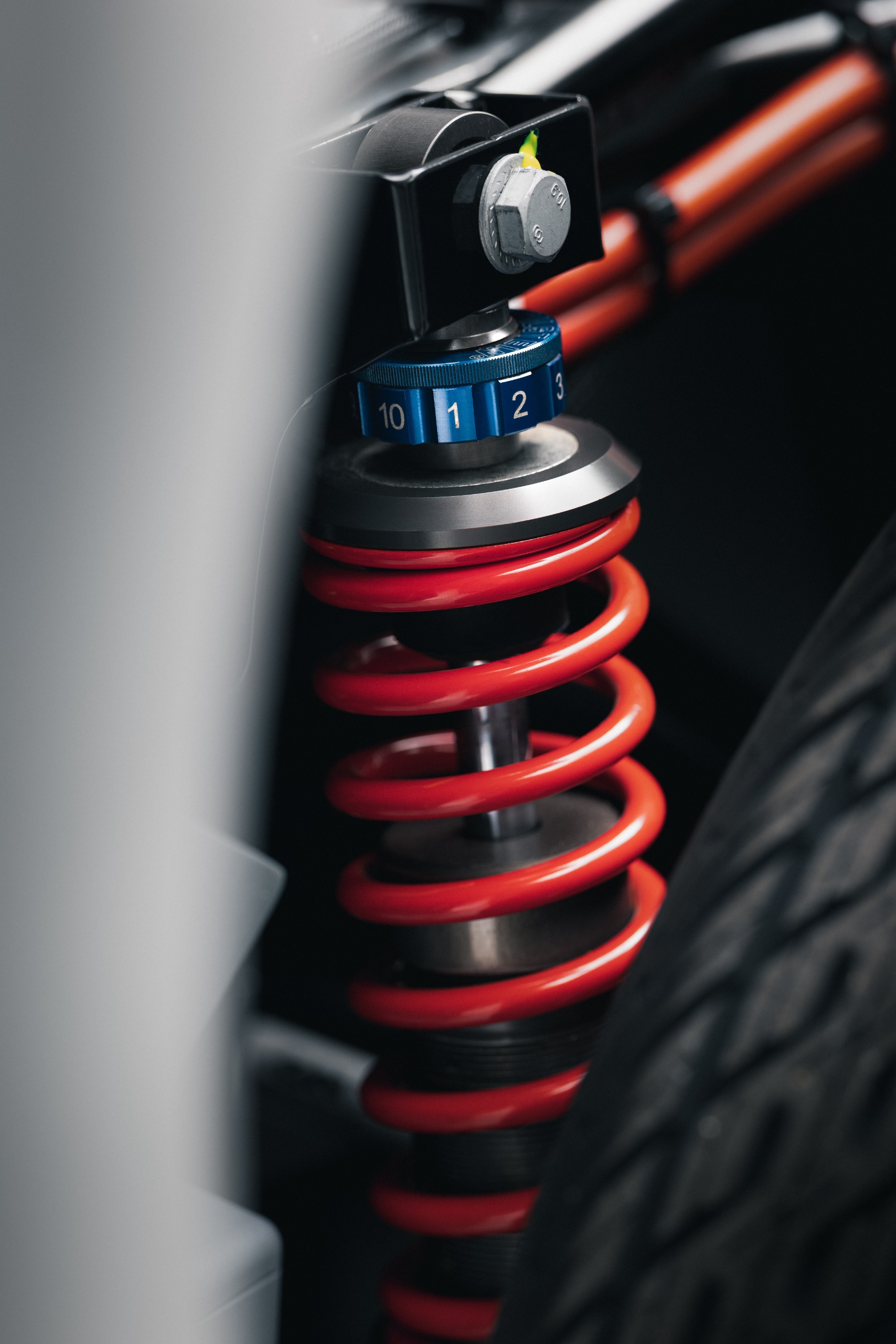 Proper racing springs make this a true track machine