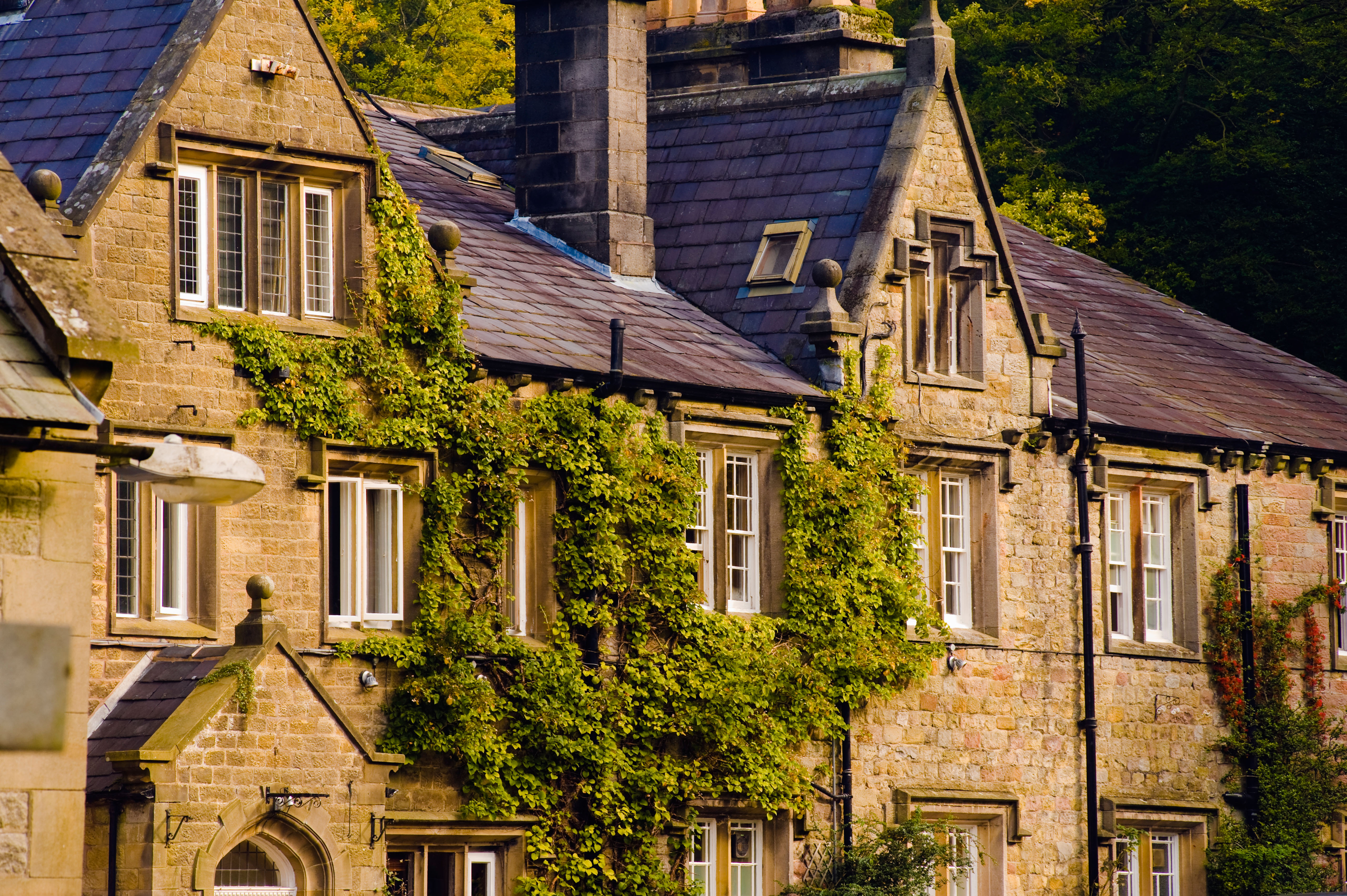 The Inn at Whitewell in the Hodder Valley in the Forest of Bowland Area of Outstanding Natural Beauty, Lancashire.