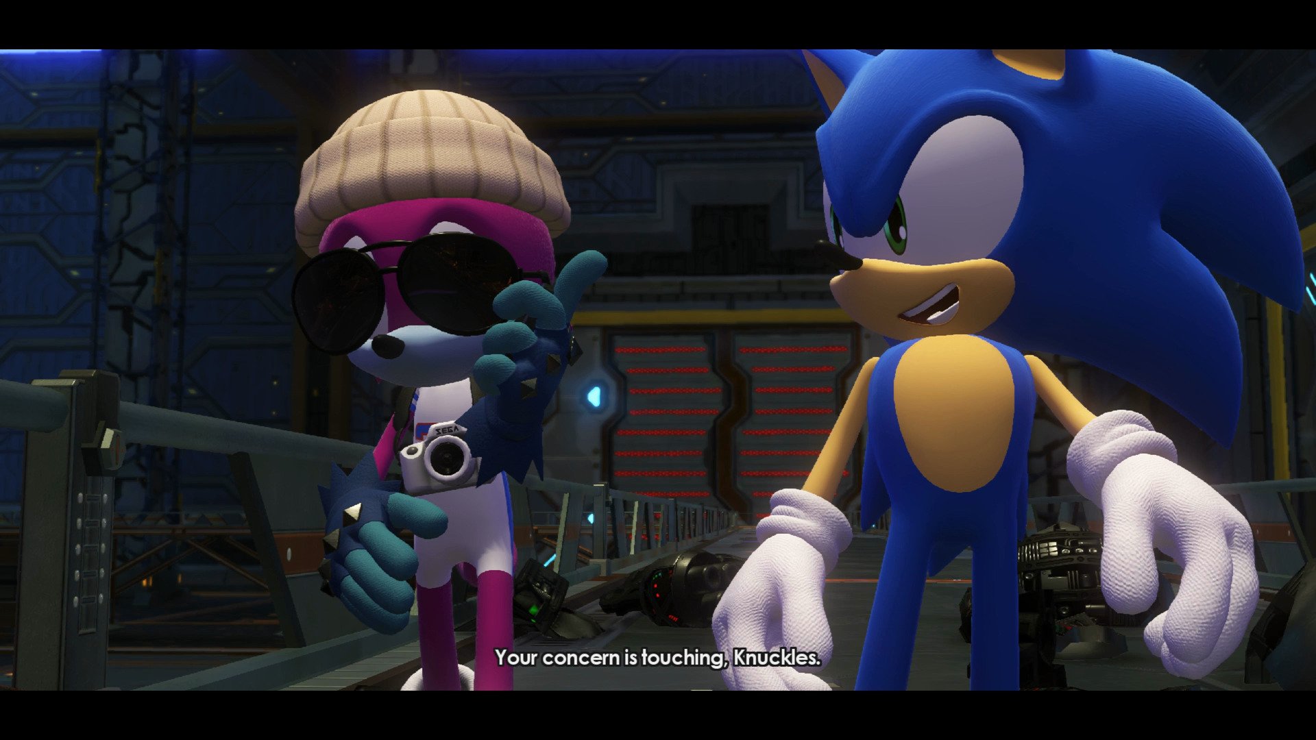 Stuff in sonic forces you arent supposed to see shown with free