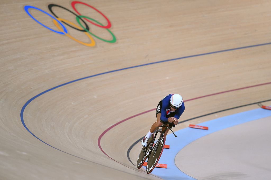 Bobby Lea (USA) during the individual pursuit