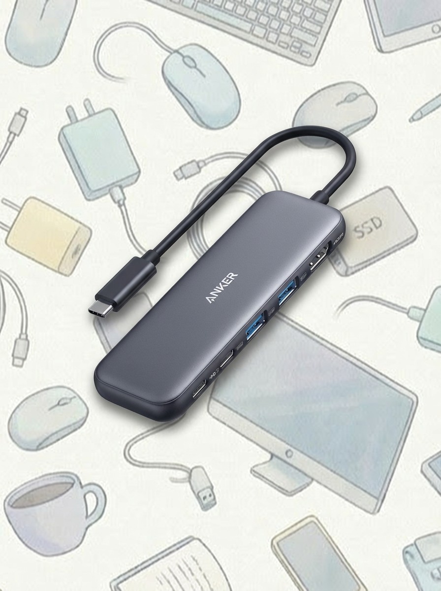5-In-1 USB-C hub
