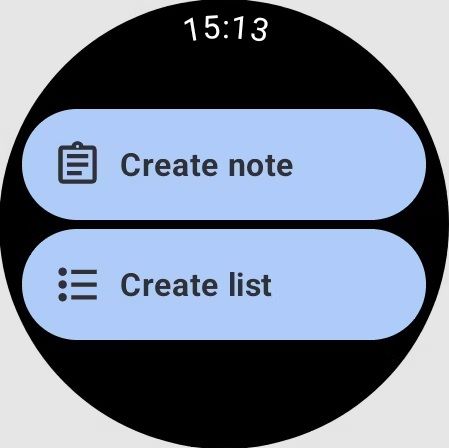 Attempting to create a new reminder on a Samsung Galaxy Watch 4 Classic.