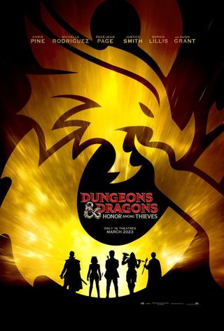 The official poster for Dungeons & Dragons: honor Among Thieves