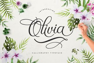 Calligraphy fonts: Olivia