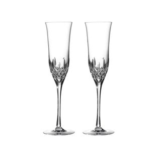 detailed glass champagne flutes 