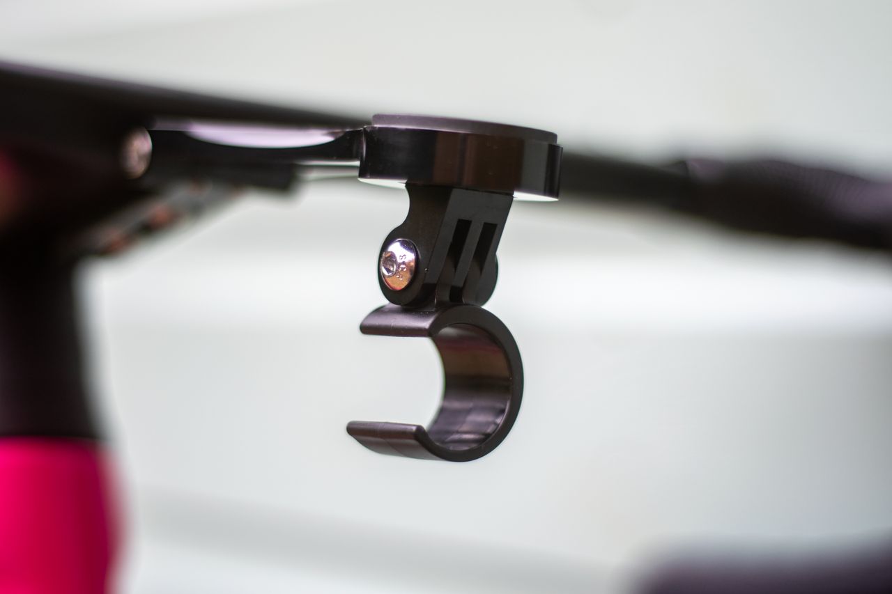 An Exposure out front light bracket