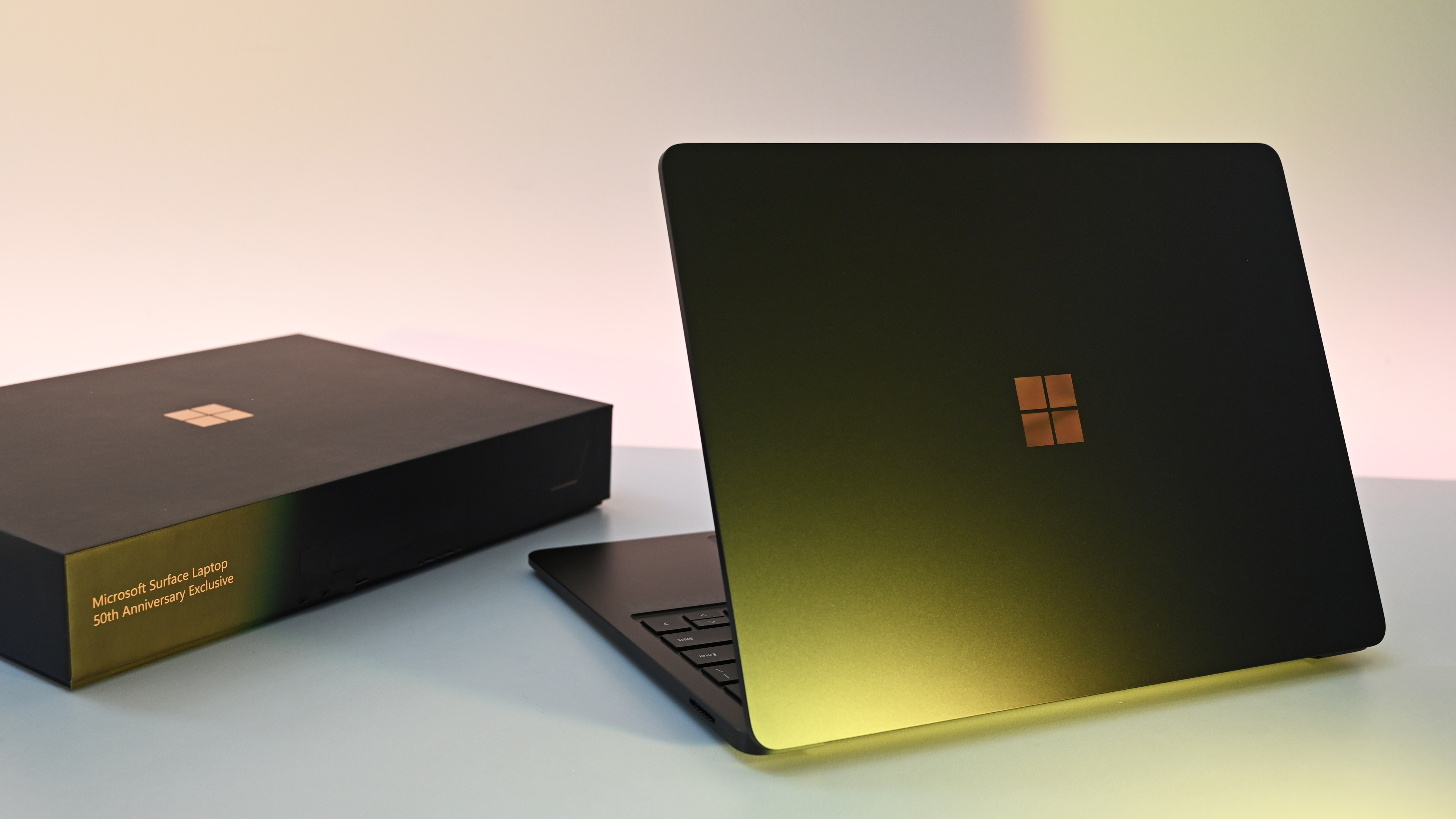 The very limited-edition Surface Laptop 50th Anniversary Exclusive, of which only around 50 were produced. 