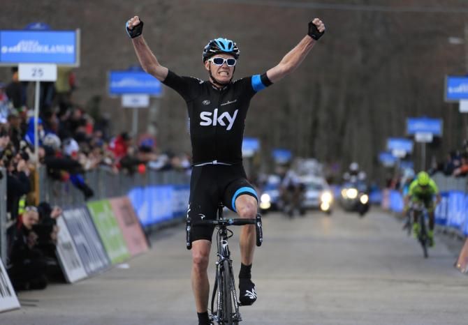 Chris Froome (Team Sky) wins stage 4